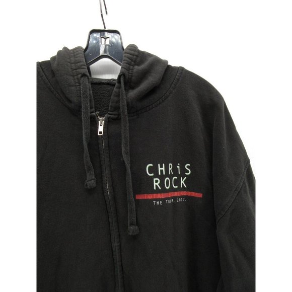 Chris Rock Sweatshirt XXL 2017 World Tour Stand Up Comedian Full Zip - Picture 2 of 11